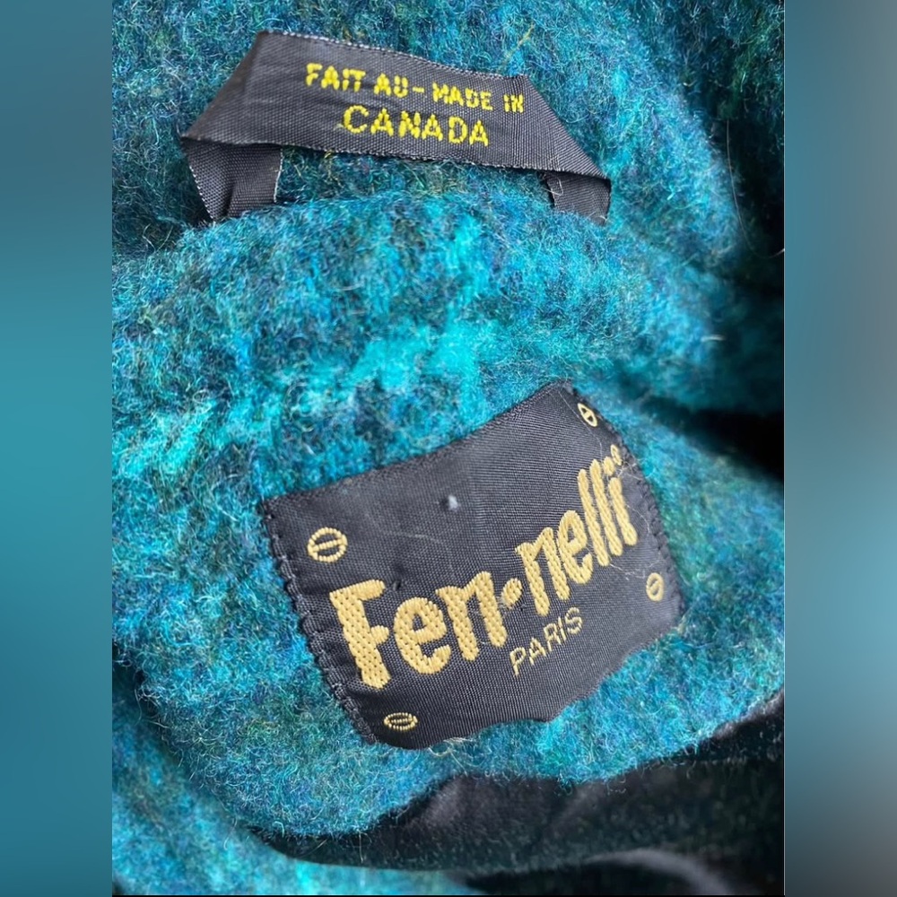 Fen Nelli Paris Vintage Wool Jacket size 7-8 - Picture 4 of 5